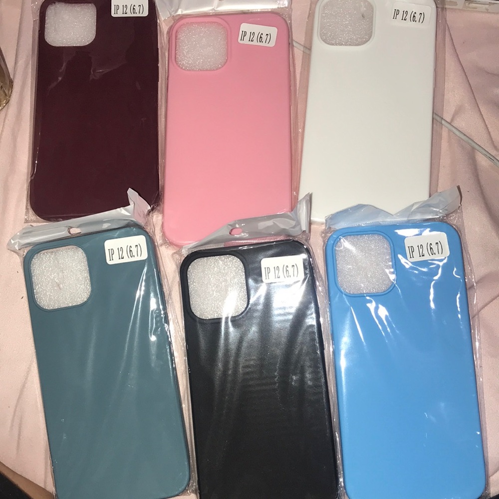 iPhone 12 pro max case with2glass screen protector